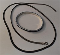 Sterling Bracelet & Necklace
