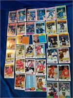 NHL cards from 80-83
