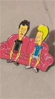New enamel Beevis and Butthead lapel pin. Approx!