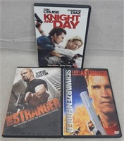 C12) 3 DVDs Movies Action Last Action Hero