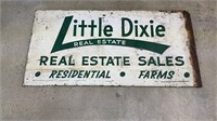 6ft Little Dixie Real Estate Sign, Has Some Rust