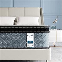SEALED-Queen Mattresses Crystli 12 inch Memory Foa