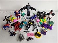 Lot of Vtg+ DC Comics Toys