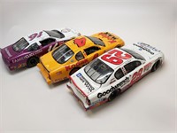 Three NASCAR 1:24 Scale Cars #16, #4 and #29