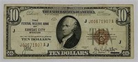 1929  $10 Federal Reserve Note