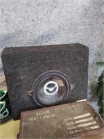Large box speaker probably for a vehicle