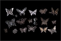 Sterling, Silvertone, & Designer Butterfly Jewelry