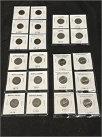 UNCIRCULATED JEFFERSON NICKELS, INDIAN HEAD CENTS