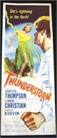 Thunderstorm  (1956) original folded insert