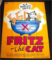 Original French "Fritz the cat " poster