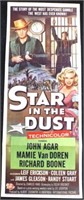 Star in the Dust (1956) original folded insert