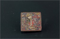 Chinese Archaic Bronze Seal with Whisking Stick