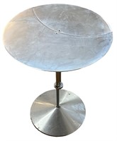 Steel Modernist Adjustable Side Table
