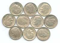 10 Roosevelt Silver Dimes