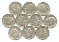 10 Roosevelt Silver Dimes