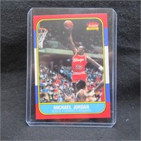 Michael Jordan 1986/87 Fleer #57 rookie reprint