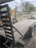 6'x16' BP Trailer with Ramps Pineal Hitch
