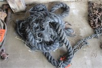 Chain pieces, Large Nylon tow rope