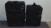 Sonoma Lg & Med Black Suitcases