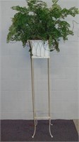 Tall Wrought Iron Plant Stand, Plant
