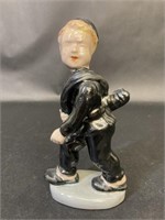 Vintage Hungarian Pottery Chimney Sweep Figurine