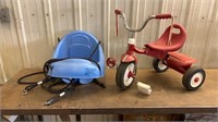 Child swing : max 50lb and tricycle