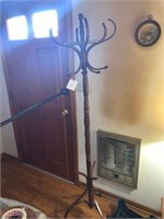 WOODEN  COAT RACK