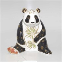 Royal Crown Derby Giant Panda paperweight