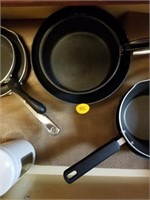 SET OF 6 MISC. POTS AND PANS -