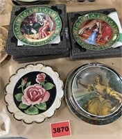 Collector Plates, 3 Limoges, 7 Assorted