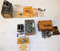 Vintage Fishing Reels with Boxes & More