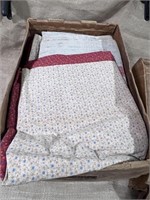 large box of Linens