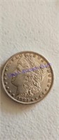 1882 S US Silver dollar