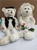 Musical Bride & Groom Bears