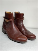 E VOGEL CUSTOM MADE LEATHER SHORT BOOTS, APPROX