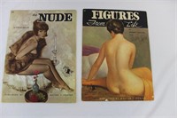 Vintage 1960's Nude "How to Draw" books