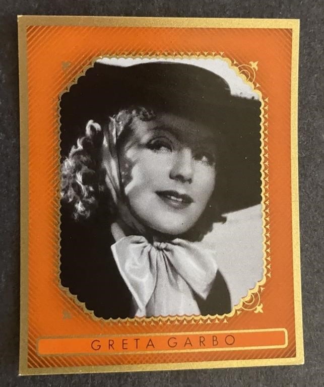 GRETA GARBO: Antique Tobacco Card (1936)