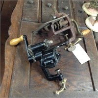 Pair of antique sewing crimpers