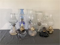 Assorted oil lanterns