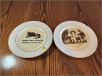 1973 Antique Fiar Plate and Chipped Downing House