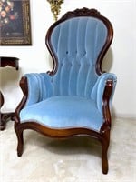 Victorian Style High Back Bergere Chair 'A'