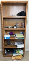 Pressed Wood 5 Tier Book Shelf