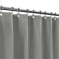 Basics Linen Style Shower Curtain - 72 Inch, Grey