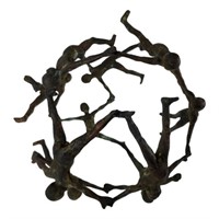 Jesus Curia Children's Sphere Bronze Sculpture