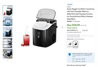 R2138  Auseo Nugget Ice Maker 33lbs/24H