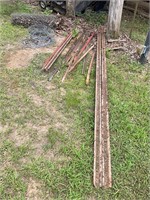 T post. Rail posts, 4 x 4 posts- ALL see all