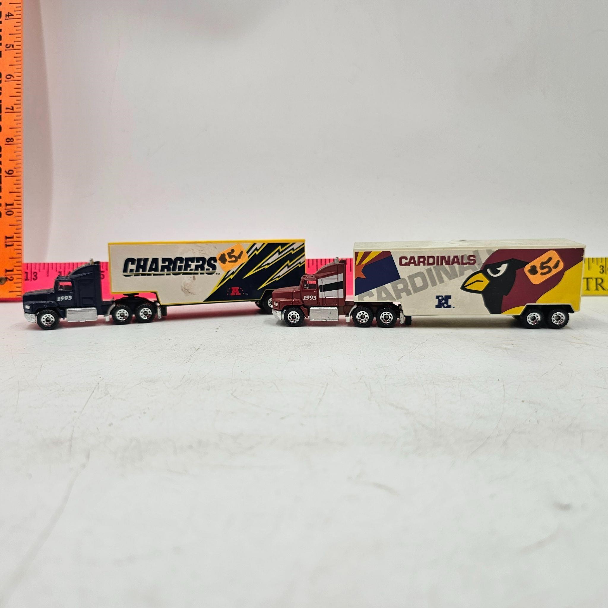 1993 Matchbox Los Angeles Chargers Truck