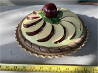 Apple pie covered dish