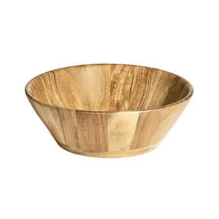 BHG- Acacia Wood Bowl  Natural Finish