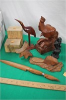 Wood Carving Collection / Vintage